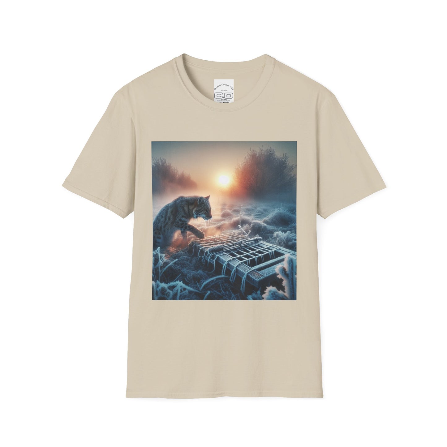 Wilderness Trapping Unisex Softstyle T-Shirt - Nature and Wildlife Art