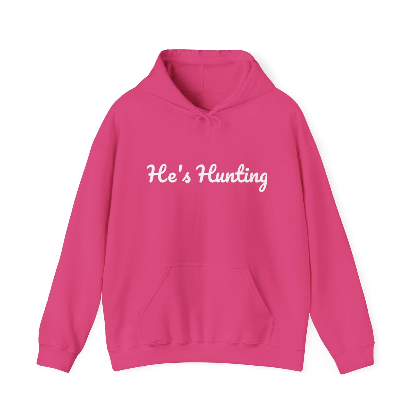 Unisex Heavy Blend™ Hooded Sweatshirt - "He's Hunting" Design