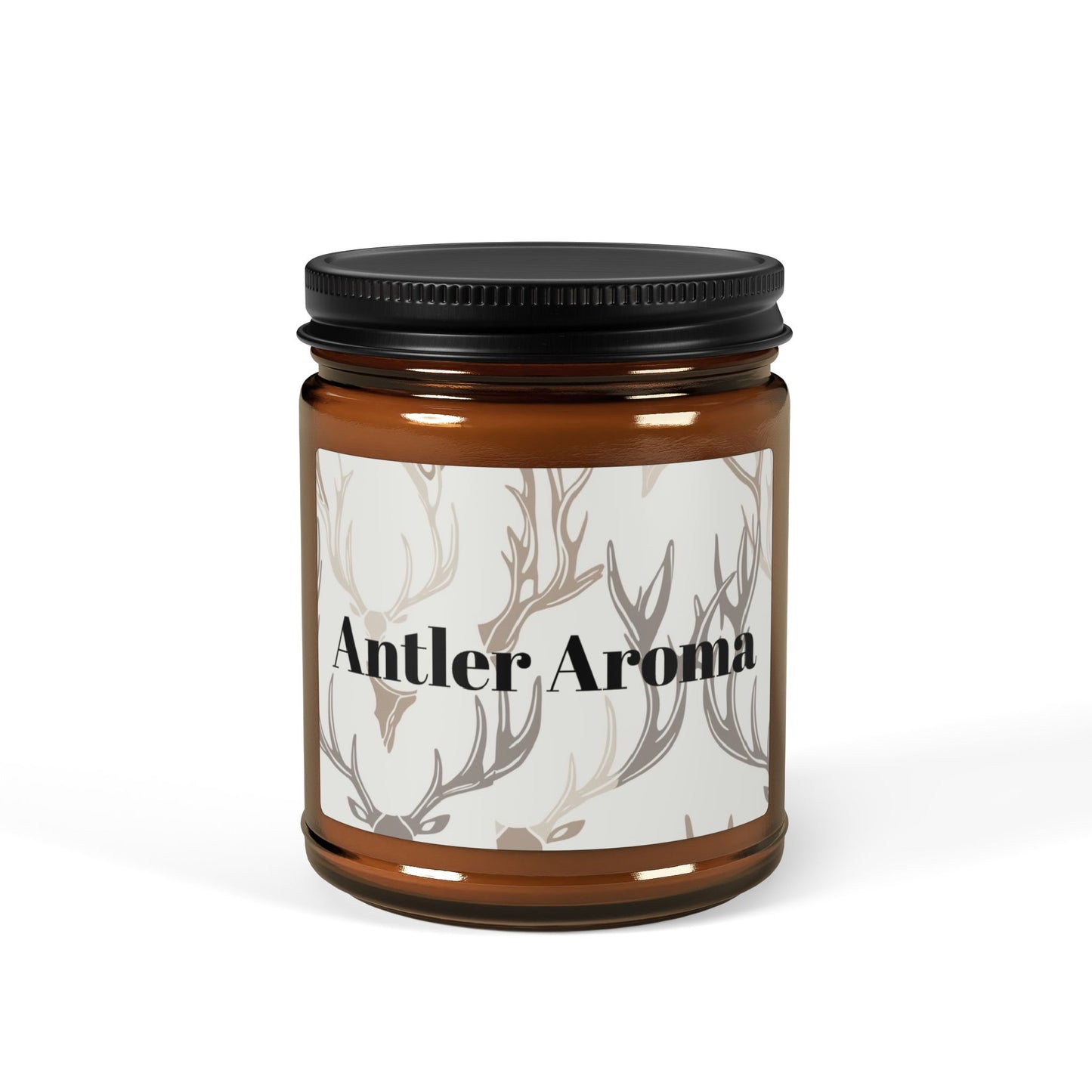 Scented Soy Candle (Multi-Size, Amber Jar)