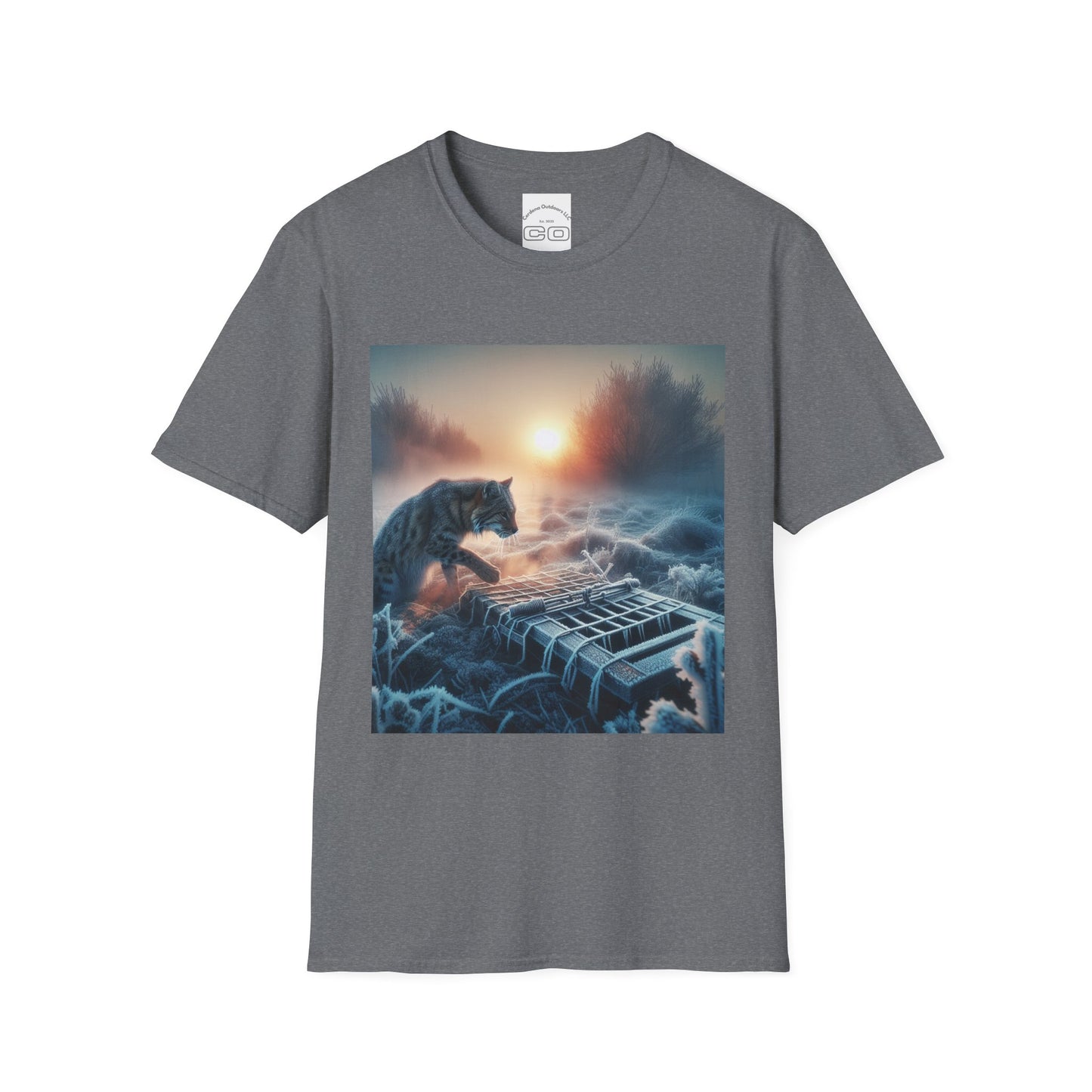 Wilderness Trapping Unisex Softstyle T-Shirt - Nature and Wildlife Art