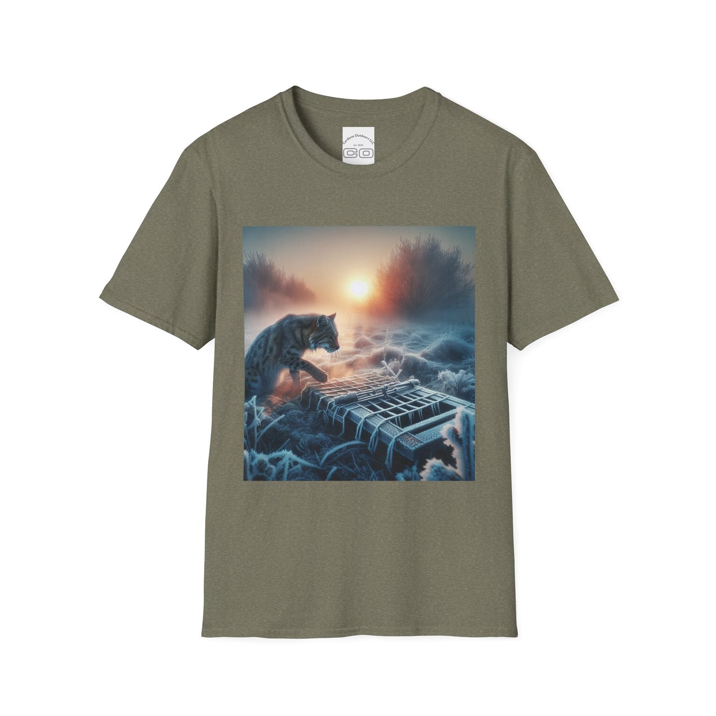 Wilderness Trapping Unisex Softstyle T-Shirt - Nature and Wildlife Art