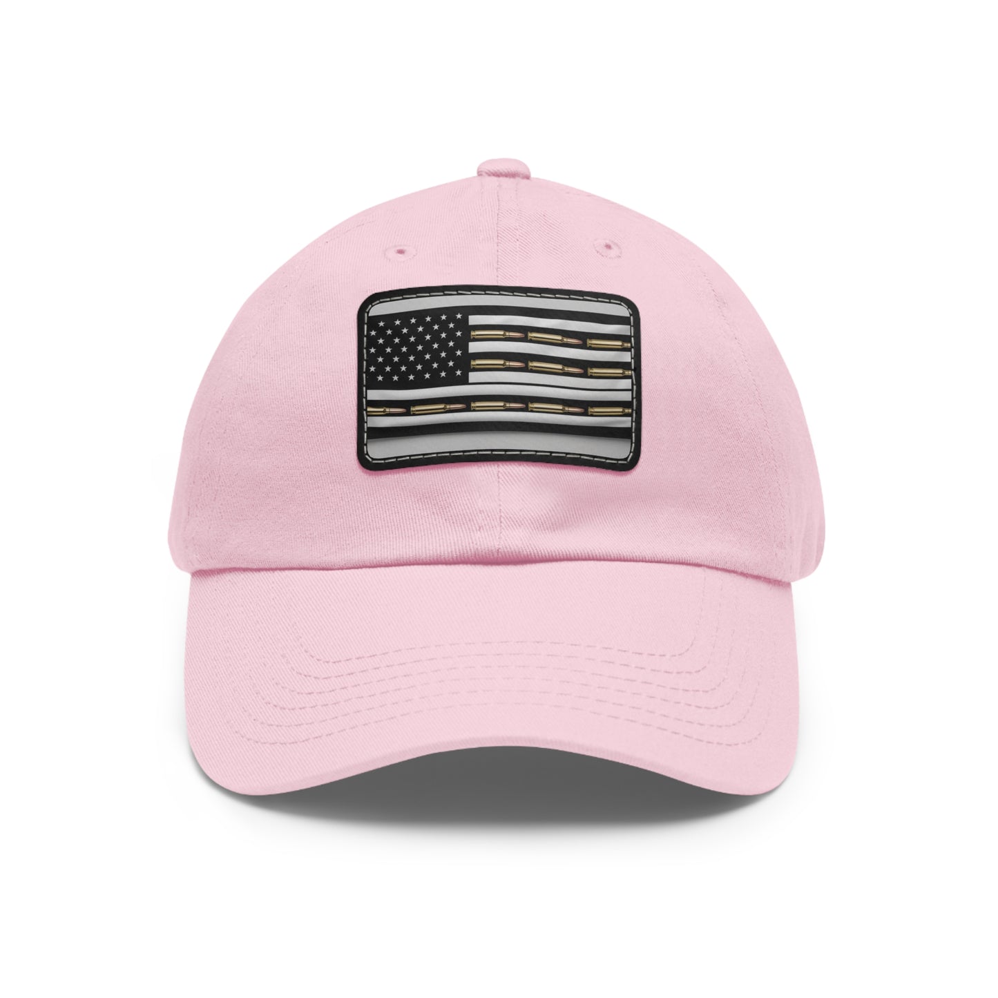 Patriotic Dad Hat with Leather Flag Patch | USA Inspired Cap for Casual Wear