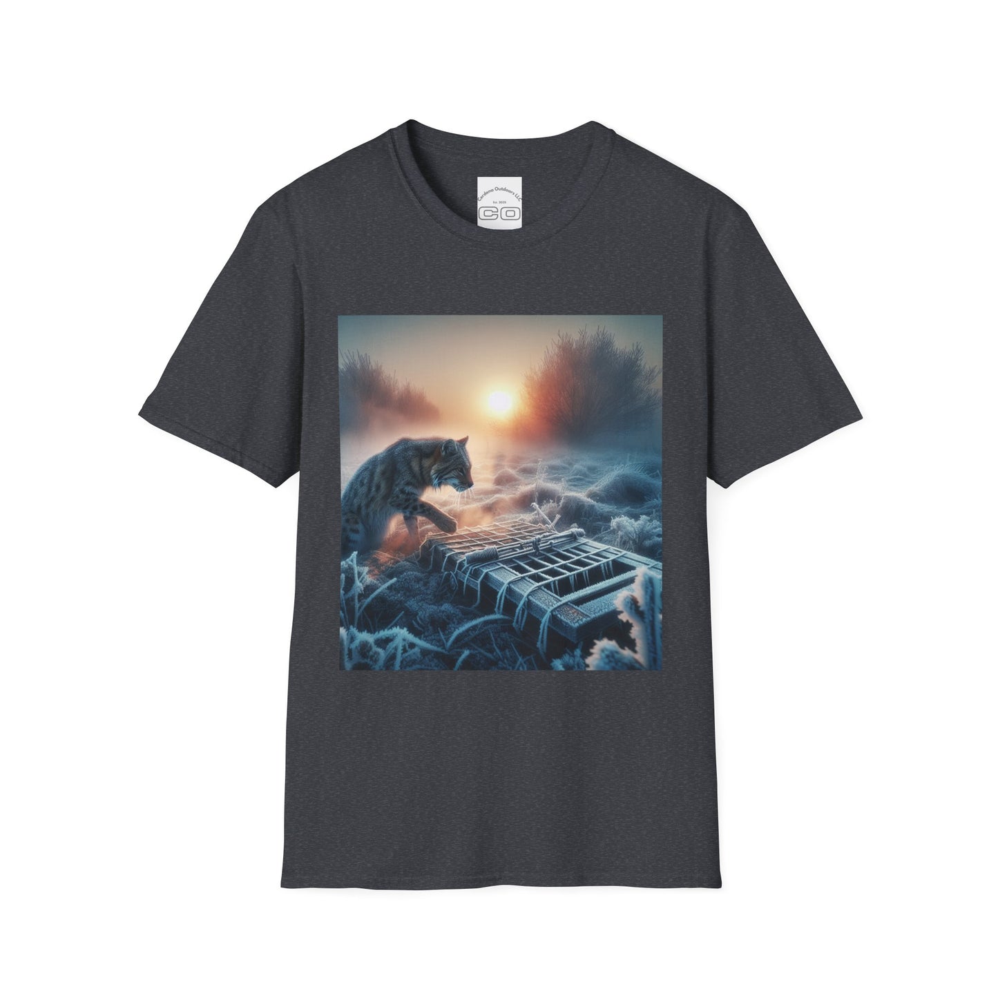 Wilderness Trapping Unisex Softstyle T-Shirt - Nature and Wildlife Art