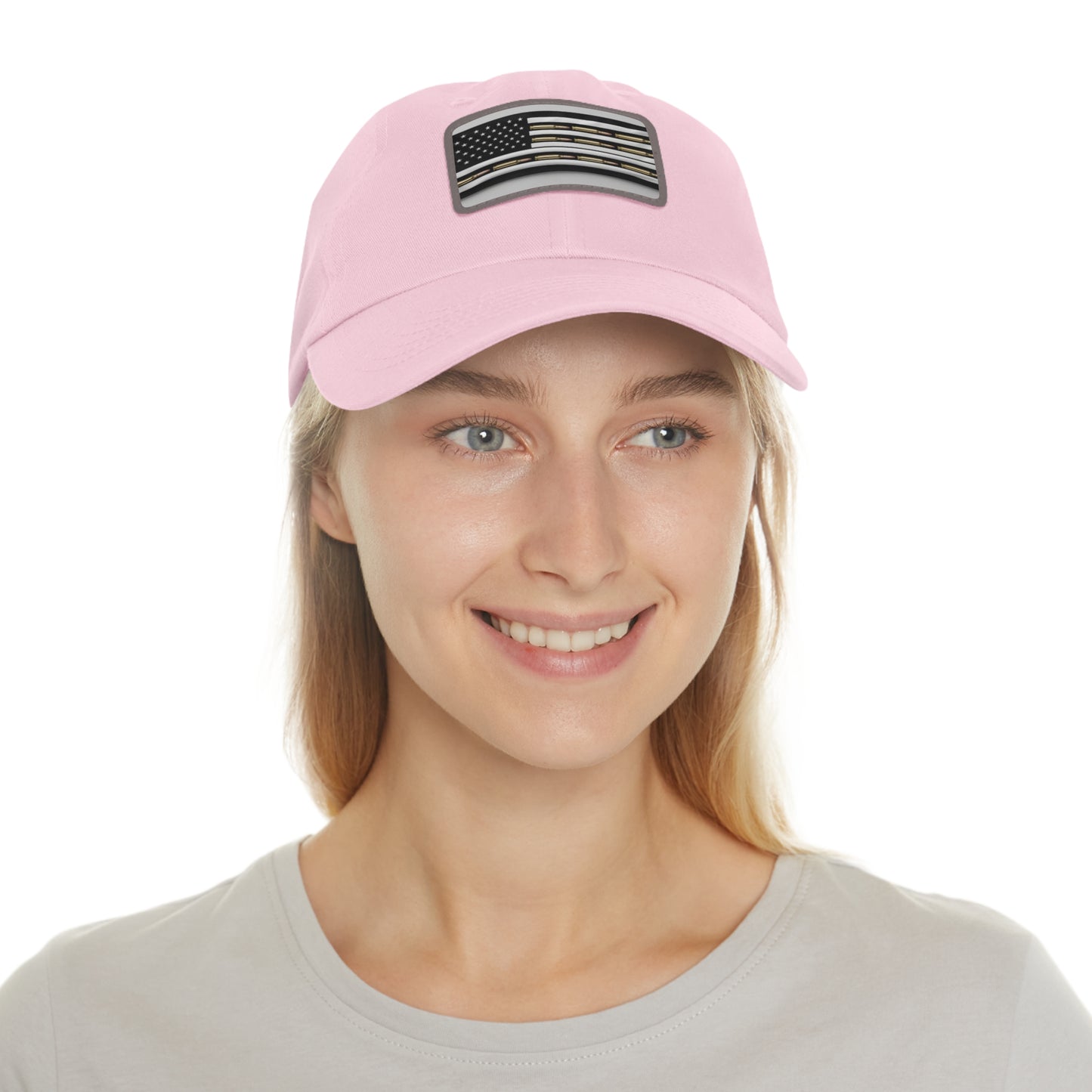 Patriotic Dad Hat with Leather Flag Patch | USA Inspired Cap for Casual Wear