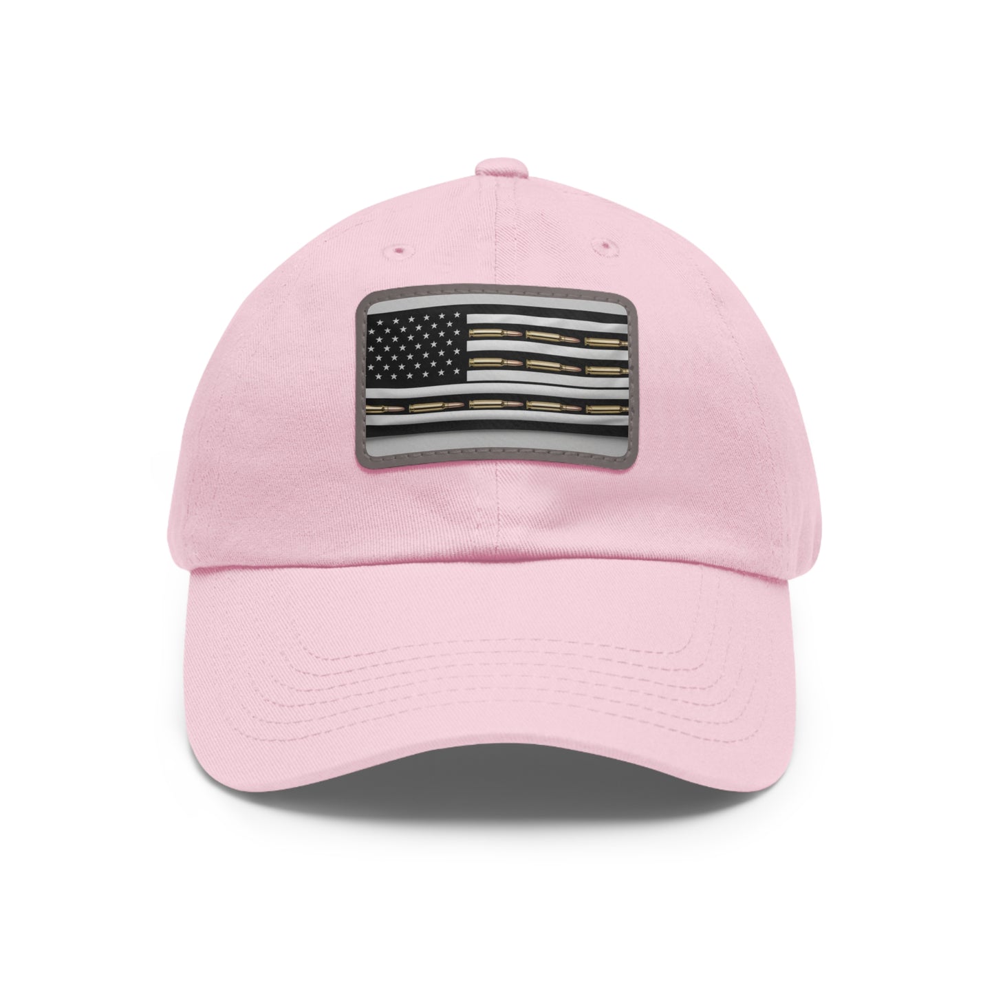 Patriotic Dad Hat with Leather Flag Patch | USA Inspired Cap for Casual Wear