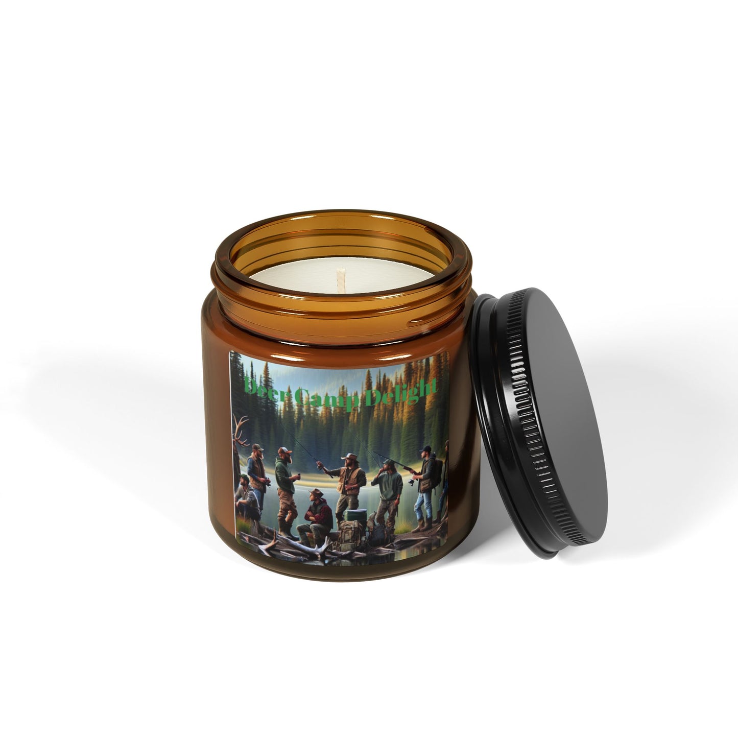 Hunting and fishing-Inspired Scented Soy Candle