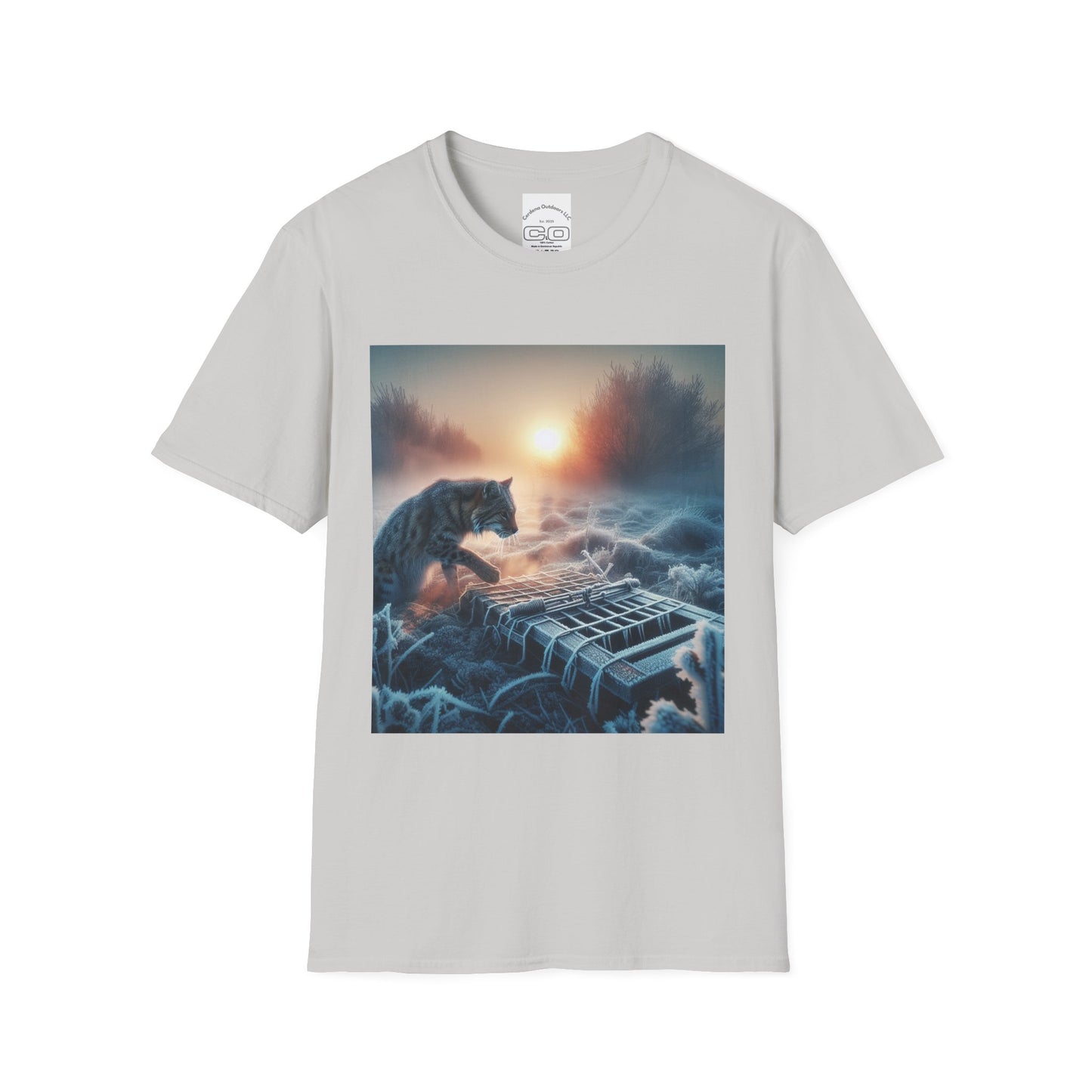 Wilderness Trapping Unisex Softstyle T-Shirt - Nature and Wildlife Art