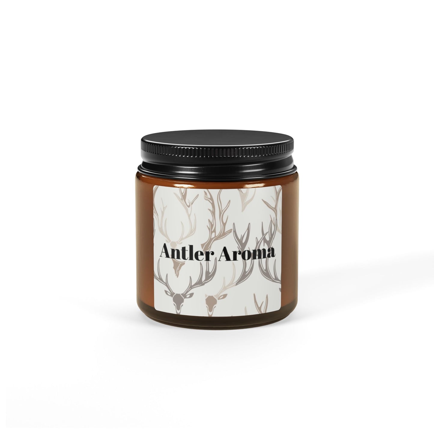 Scented Soy Candle (Multi-Size, Amber Jar)