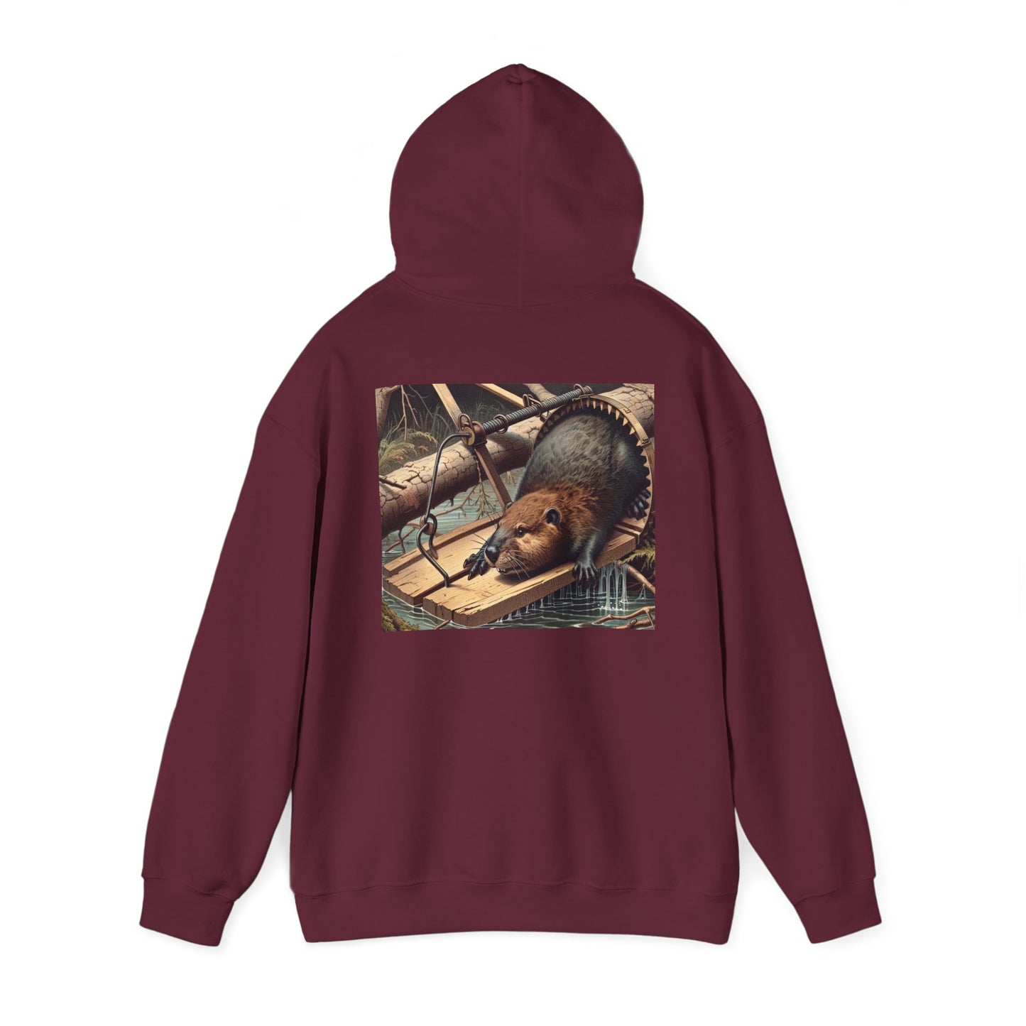 Certified Beaver Trapper Unisex Hoodie - Fun Outdoor Adventure Sweatshirt