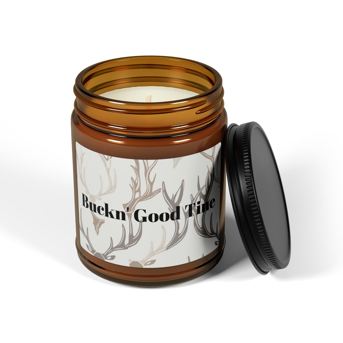 Buck'n Good Tine Scented Soy Candle - Perfect for Cozy Evenings and Celebrations