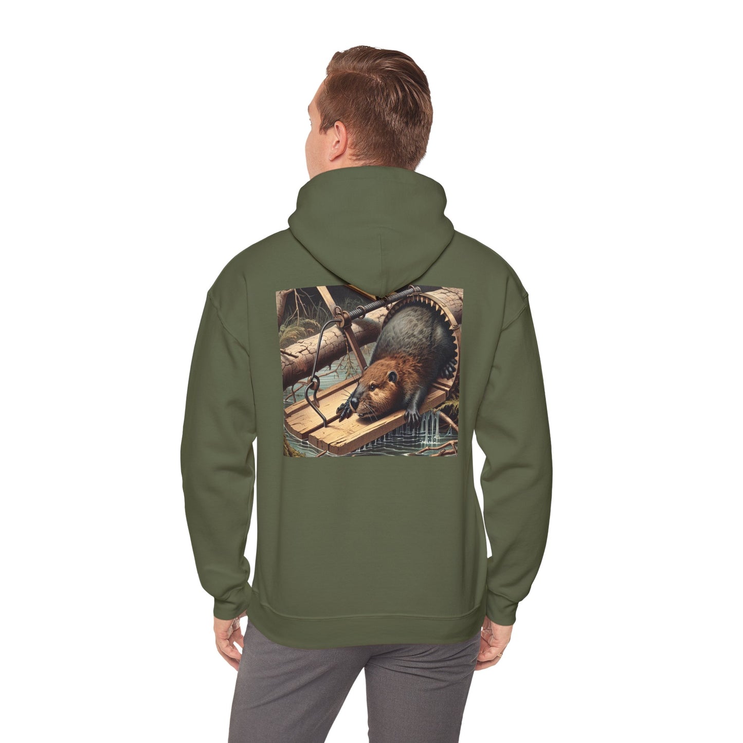 Certified Beaver Trapper Unisex Hoodie - Fun Outdoor Adventure Sweatshirt