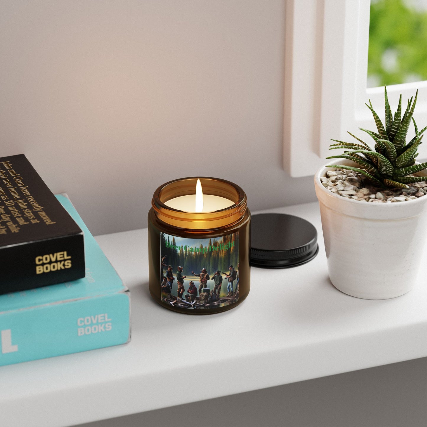 Hunting and fishing-Inspired Scented Soy Candle